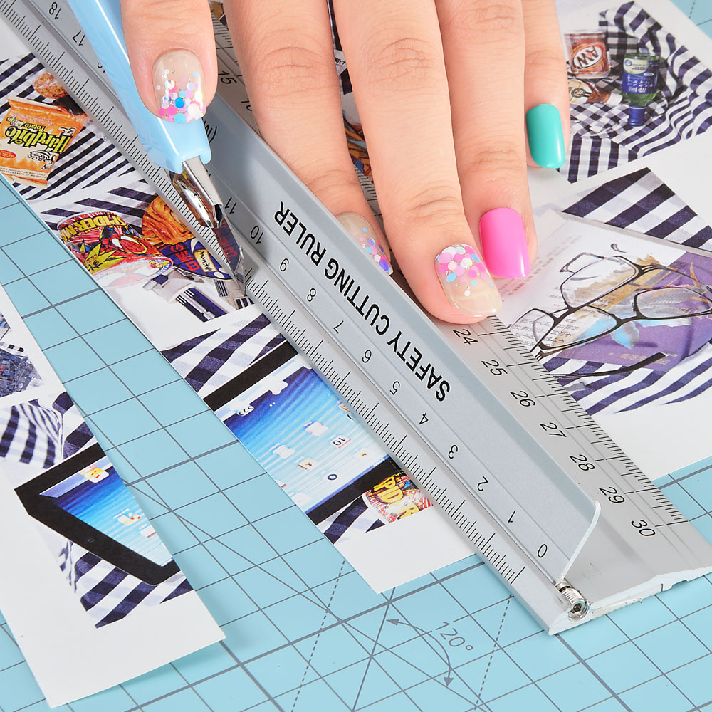 PGT Heavy Duty Graphic Arts Safety Ruler – 25.5" Stainless Steel Cutting Edge