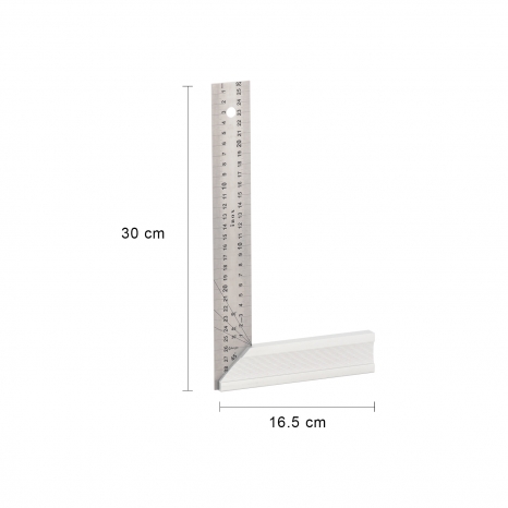 30 公分 M蚀刻铝座角尺
