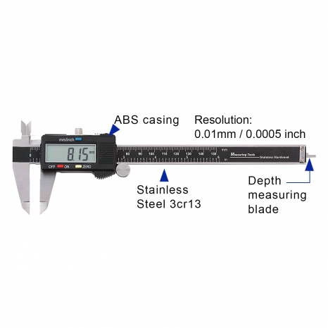 Electronic Digital Vernier Caliper (6 inch)