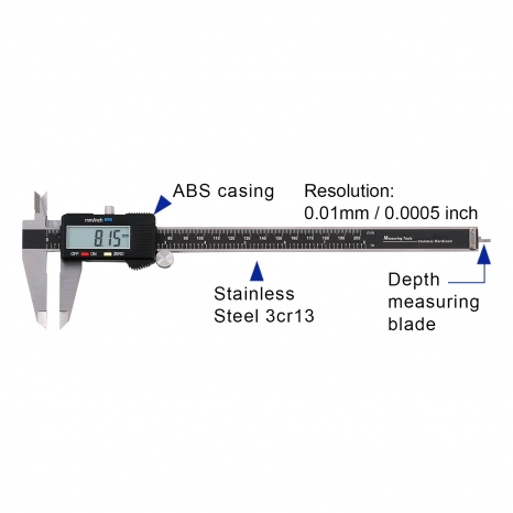 Electronic Digital Vernier Caliper (8 inch)