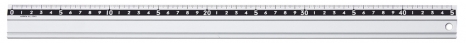 Aluminum ruler