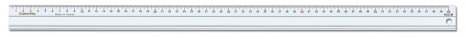 Aluminum ruler