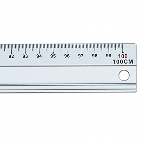 Aluminum ruler