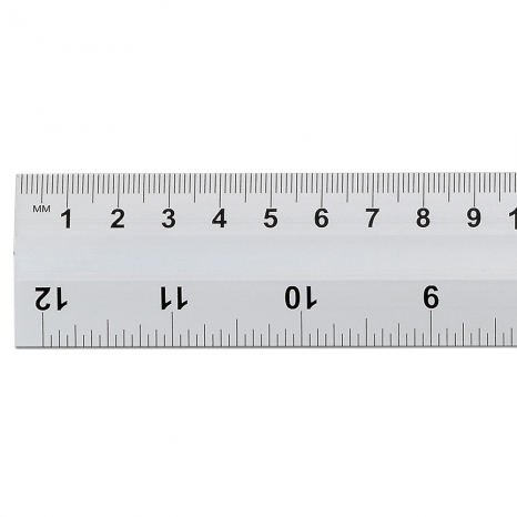 Aluminum ruler