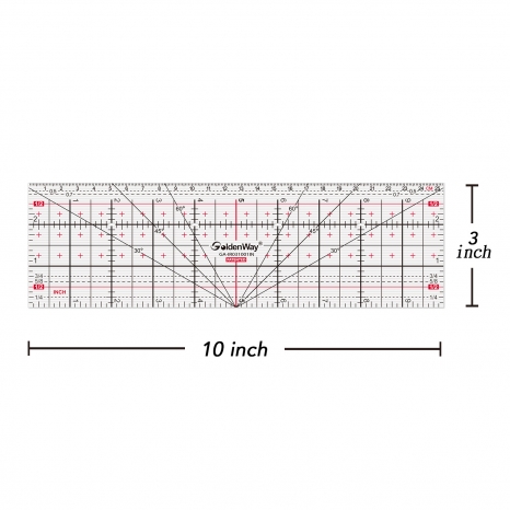3x10inch 止滑熨燙尺