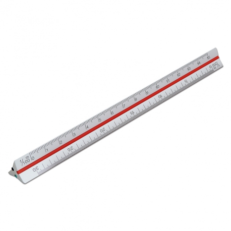 Aluminium Triangular Ruler